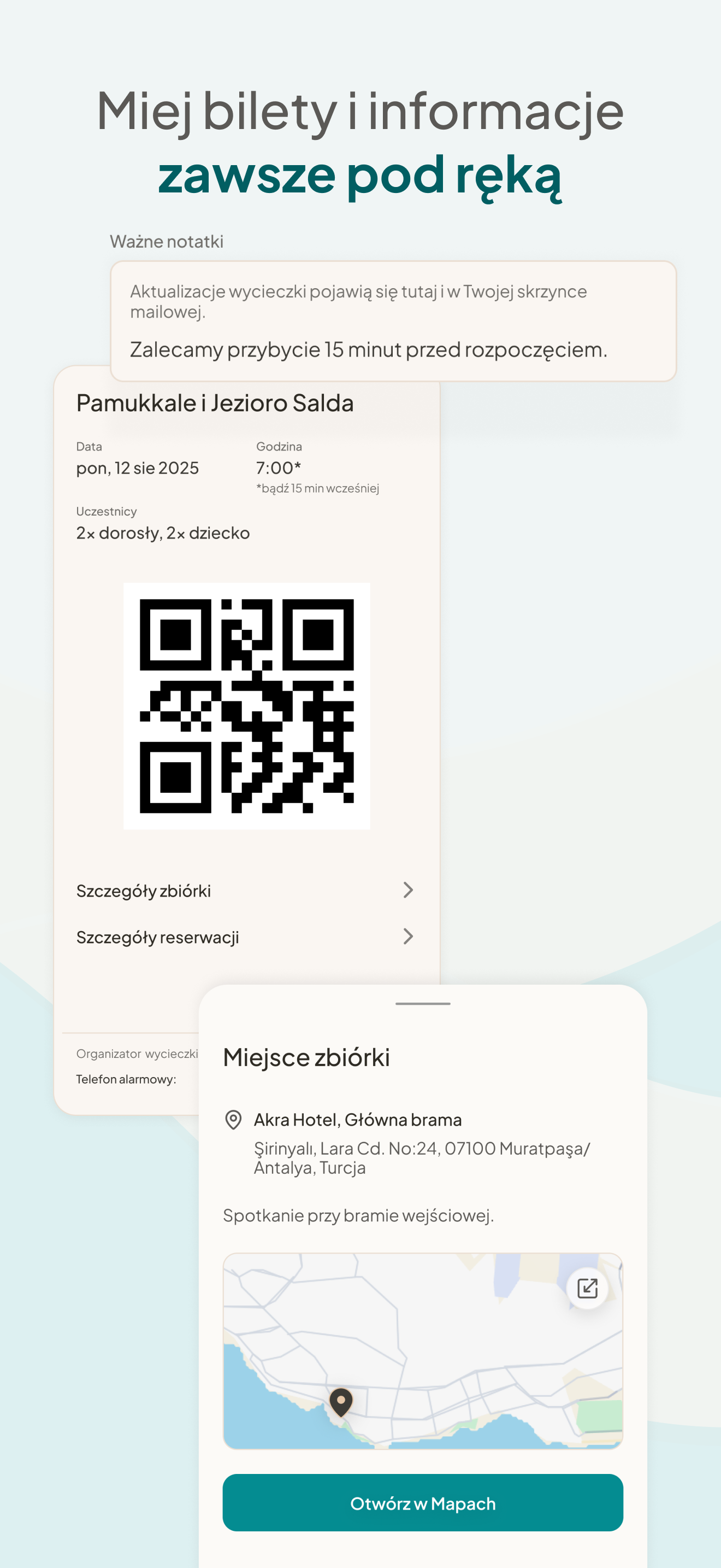 Ulubione wycieczki offline